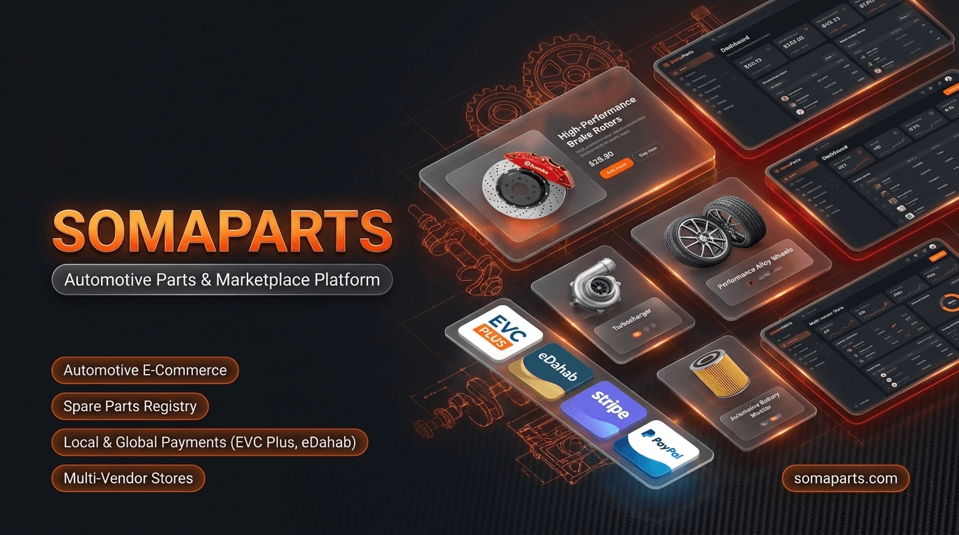 SomaParts Auto & Spare Parts E-Commerce Platform